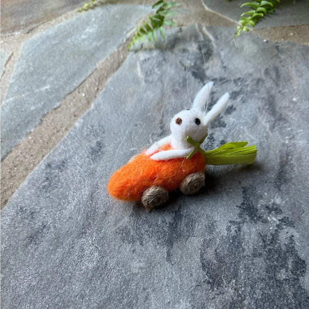 New🌟-Anthropogie-Bunny in Carrot Car